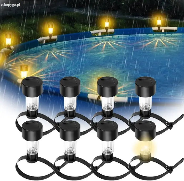 Solarne lampy basenowe i ogrodowe (5 pak) LUCY