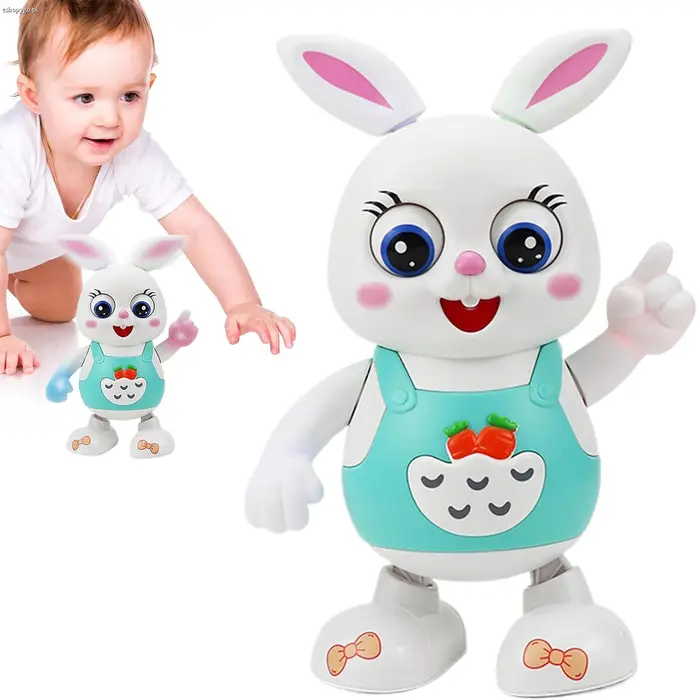 Tańczący króliczek ze światłami i muzyką BUNBUN