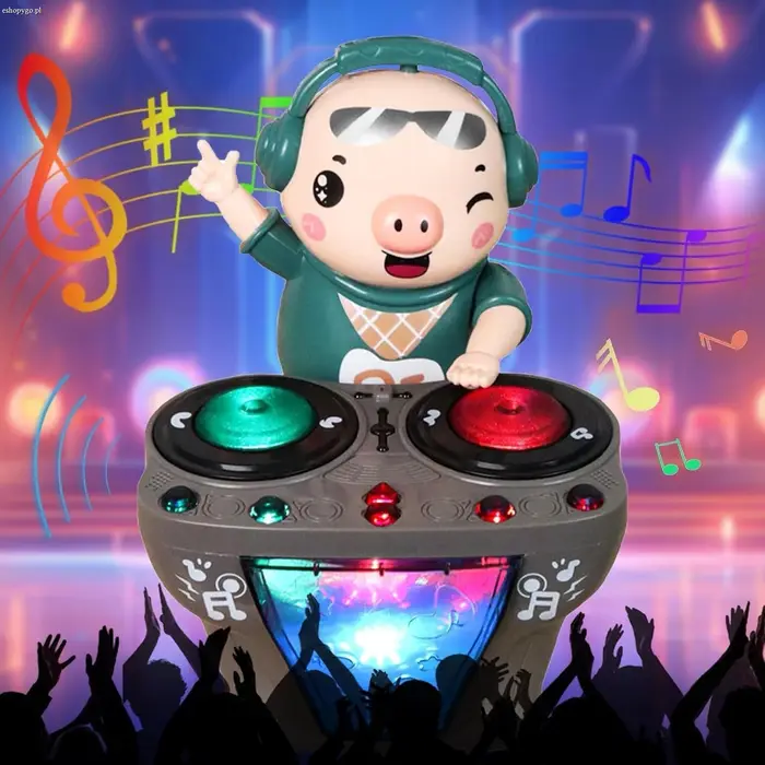 Interaktywna zabawka DJ świnka DJPIG