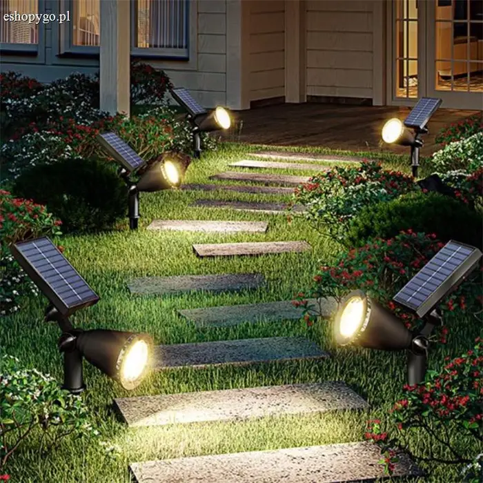 Solarna zewnętrzna lampa reflektorowa LUMIREF
