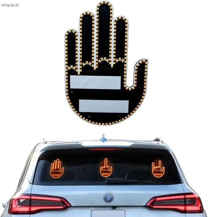 Samochodowy wyświetlacz świetlny na gest HANDLIGHT