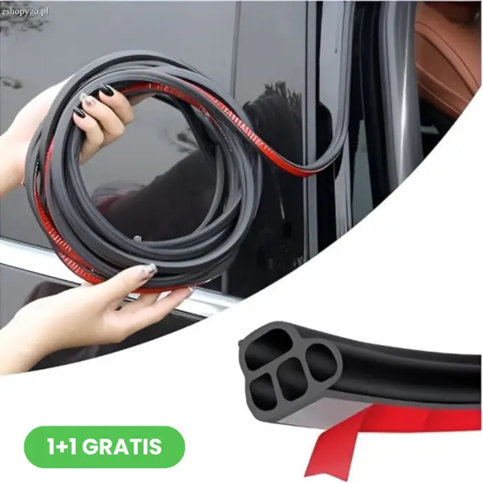 Uszczelka do drzwi samochodowych CARSEAL 1+1 GRATIS
