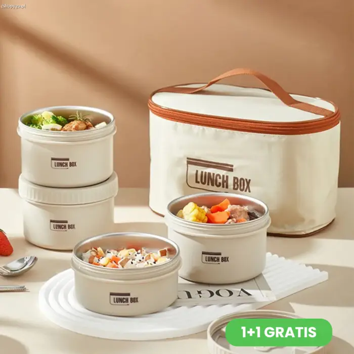 Zestaw lunch box LUNIX 1+1 GRATIS