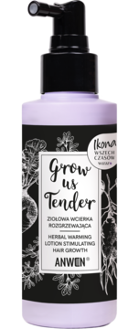 ANWEN, Grow Us Tender, wcierka do skóry głowy, rozgrzewająca, ziołowa, 150 ml