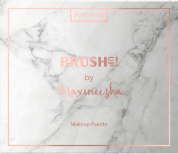 Brush UP!, by Maxineczka, multifunkcyjna paleta do makijażu oczu i twarzy, 01 Dusk Lover, 18,5 g