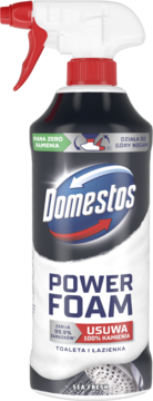 Domestos, Power Foam, pianka do czyszczenia WC, usuwa kamień, 435 ml