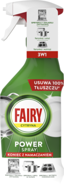 Fairy, Power, spray do naczyń, 3w1, Cytryna, 500 ml