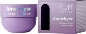 Fluff, In Your Soul Amethyst, masło do ciała z ametystem, regenerujące, 150 ml