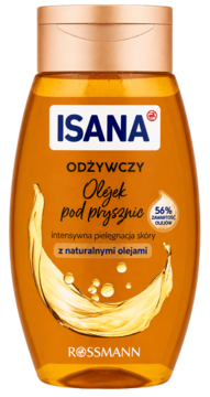 Isana, olejek pod prysznic, odżywczy, intensywna pielęgnacja skóry, 250 ml