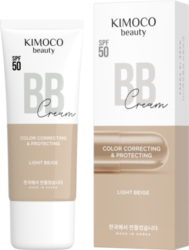 Kimoco, Beauty, krem BB do twarzy, SPF 50, Light Beige, 40 ml