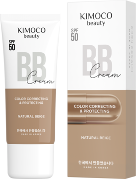 Kimoco, Beauty, krem BB do twarzy, SPF 50, Natural Beige, 40 ml