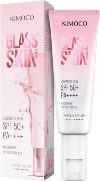 KIMOCO, Glass Skin, krem do twarzy, z filtrem SPF 50+ PA++++, 50 ml