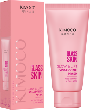 Kimoco, Glass Skin, maseczka do twarzy, rozświetlająco - liftingująca, w kremie,, 100 ml