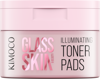 Kimoco, Glass Skin, płatki do twarzy, rozświetlające, 60 szt.