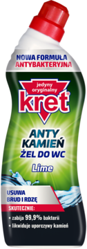 Kret, Anty Kamień, żel do WC, Lime, 750 g