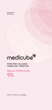 Medicube, PDRN Pink, płatki do twarzy, tonizujące, żelowe, kolagenowe, 70 szt.
