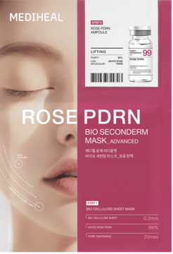 Mediheal, Rose PDRN, maska w płachcie + serum do twarzy, liftingujące, 23+4 ml