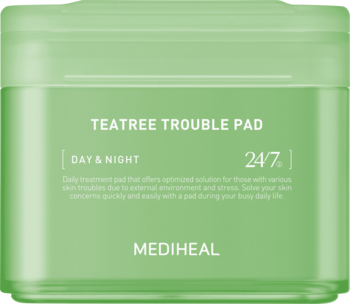 Mediheal, Teatree Trouble, płatki tonizujące do twarzy, z ekstraktem z drzewa herbacianego, 100 szt.