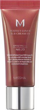 MISSHA, Perfect Cover, krem BB do twarzy, SPF 42, nr 23 Natural Beige, 20 ml