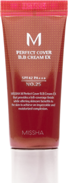 Missha, Perfect Cover, krem BB do twarzy, SPF 42, nr 25 Warm Beige, 20 ml