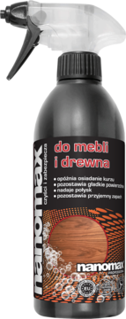 Nanomax, Professional, preparat do pielęgnacji i ochrony drewna, powierzchni drewnopodobnych i laminowanych, 500 ml