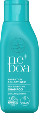 NEBOA, Hydration & Smoothness, szampon do włosów suchych i puszących się, nawilżenie i wygładzenie, 100 ml