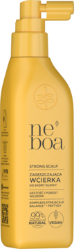Neboa, Strong Scalp, wcierka do skóry głowy, zagęszczająca, gęstość i porost włosów, 175 ml