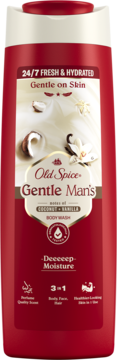 OLD SPICE, Gentle Man's, żel pod prysznic dla mężczyzn, 3w1, Coconut + Vanilla, 400 ml