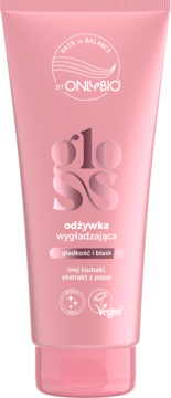 OnlyBio Hair In Balance, Gloss, odżywka do włosów, wygładzająca, 200 ml