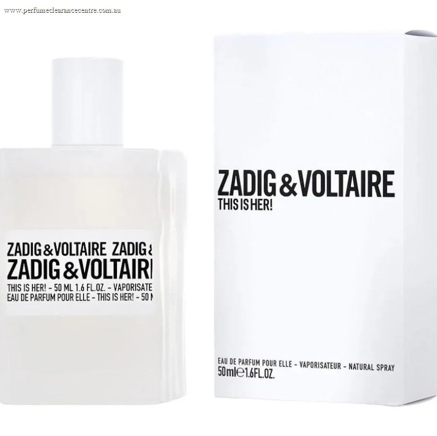 Zadig & Voltaire This Is Her! Eau De Parfum 50ml*